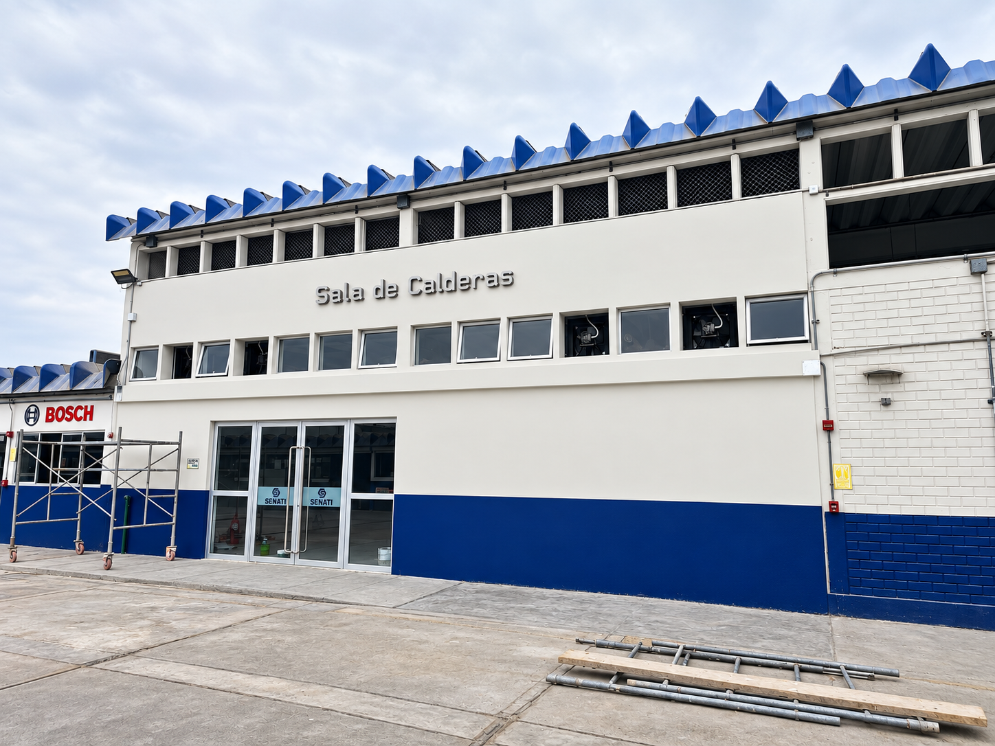 Fachada industrial Sala de Calderas